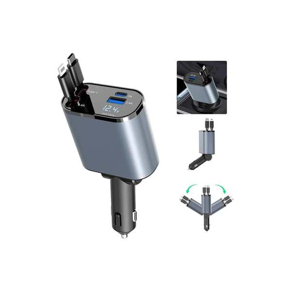 120W 4‑in‑1 Car Charger