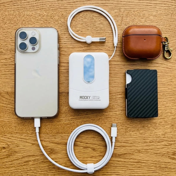 Kamal 88W Compact Digital 2 Built-in Cables Super Fast Charging Power Bank